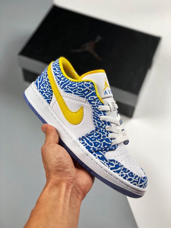 Air jordan 1 low west on sale side