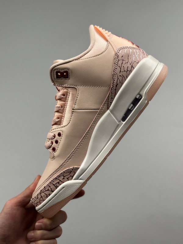 Rose gold jordan 3 shop