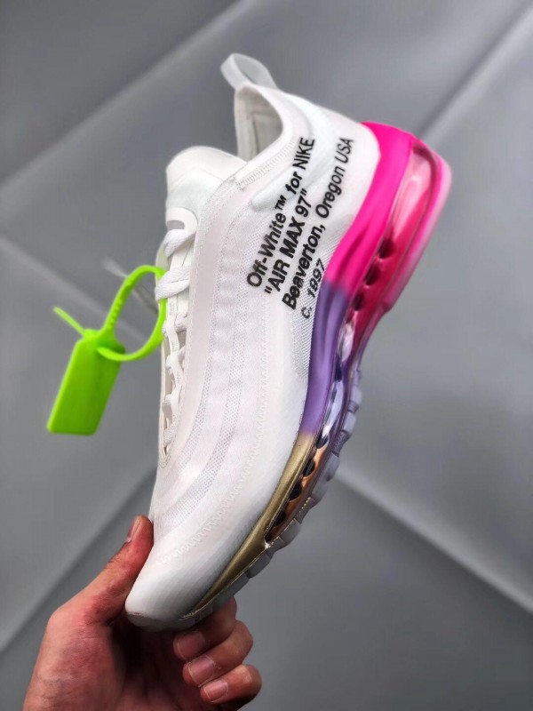 Nike air max 97 off white elemental rose deals